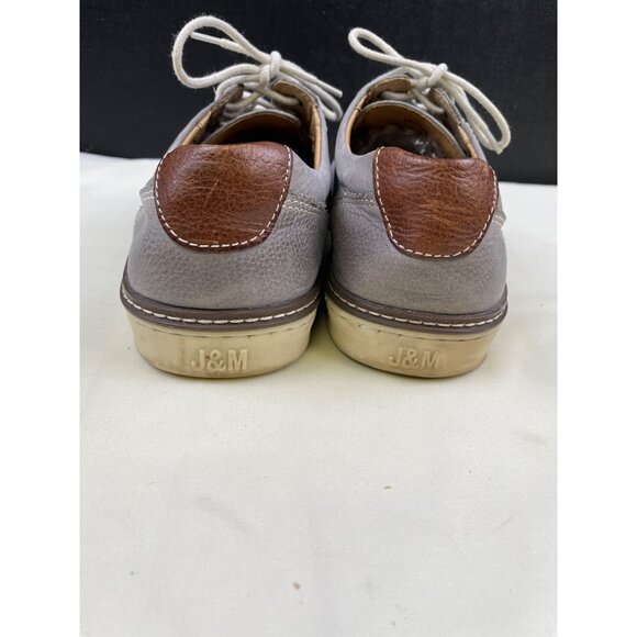 Johnston & Murphy Men\'s Gray Leather Casual Shoes/Oxfords Size 9.5M SKU 4941 main image 6